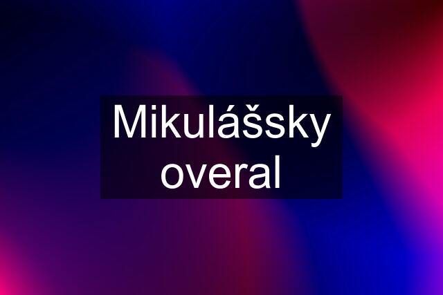 Mikulášsky overal