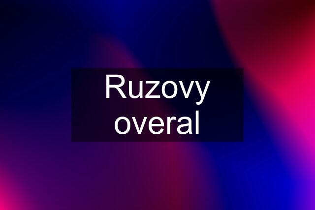 Ruzovy overal