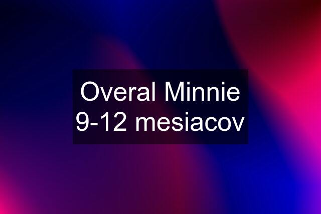 Overal Minnie 9-12 mesiacov