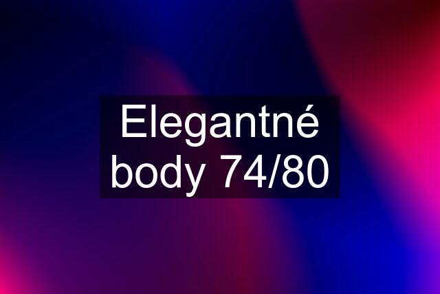 Elegantné body 74/80