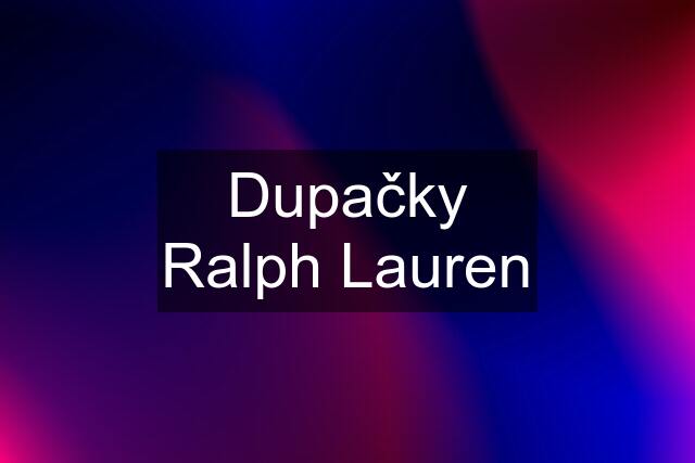 Dupačky Ralph Lauren