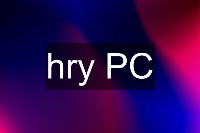 hry PC