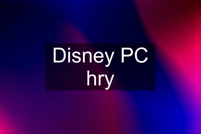 Disney PC hry