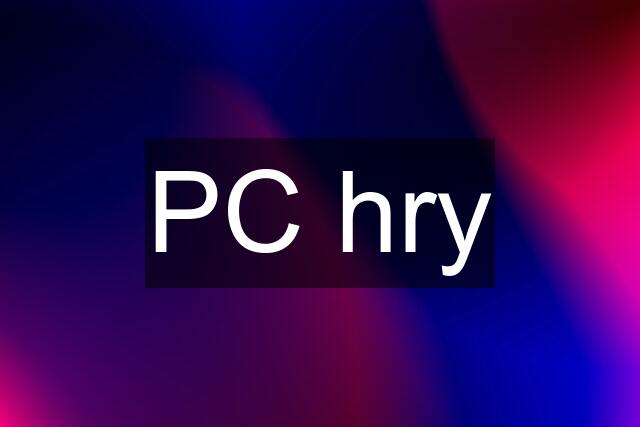 PC hry