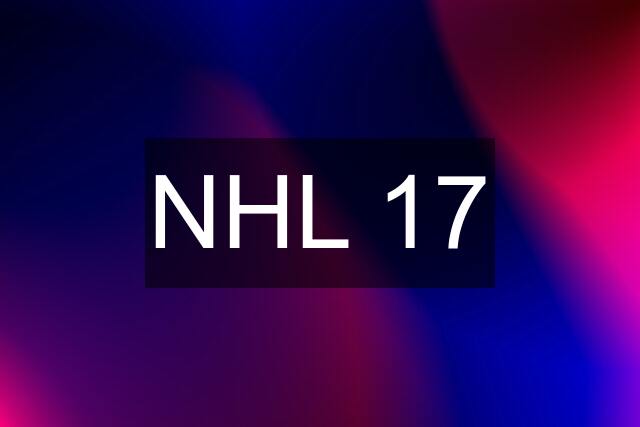 NHL 17