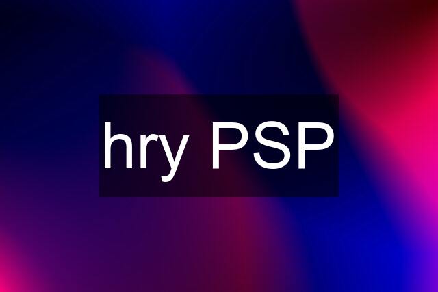 hry PSP