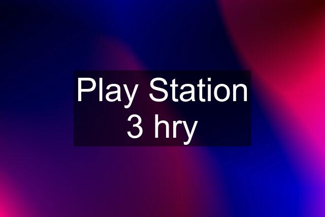 Play Station 3 hry