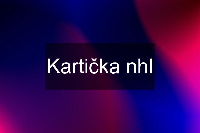 Kartička nhl