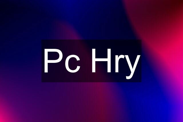 Pc Hry