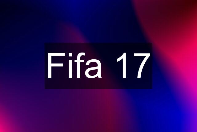 Fifa 17