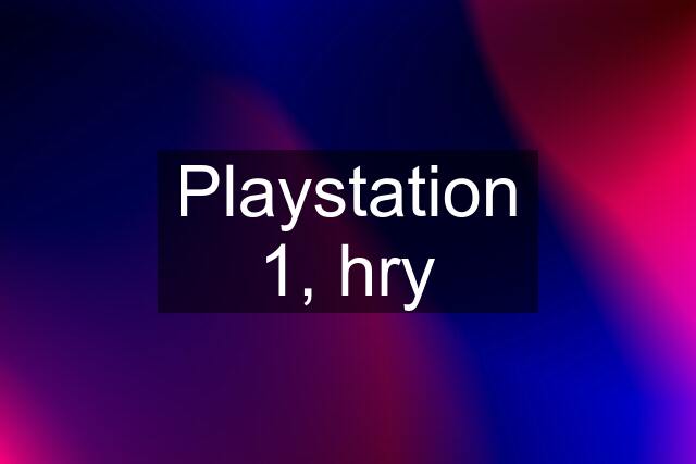 Playstation 1, hry