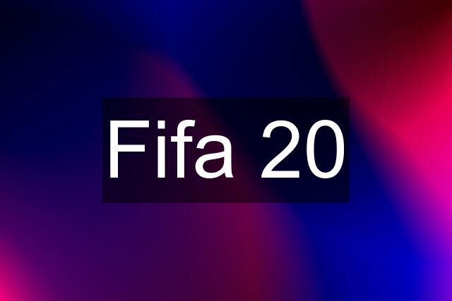 Fifa 20