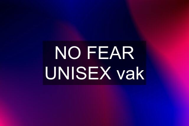 NO FEAR UNISEX vak