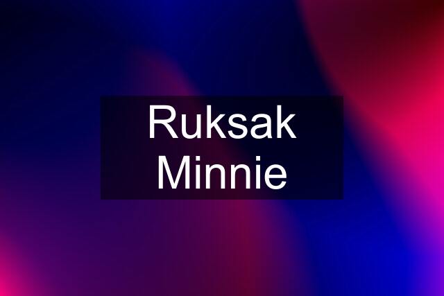 Ruksak Minnie