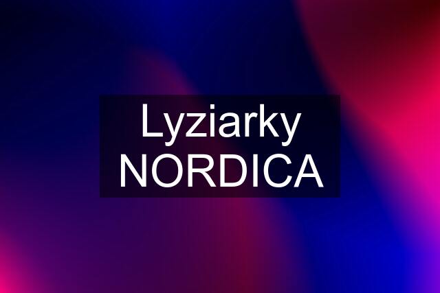 Lyziarky NORDICA