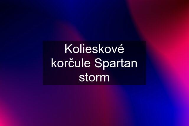 Kolieskové korčule Spartan storm