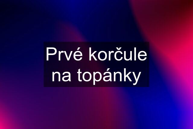 Prvé korčule na topánky