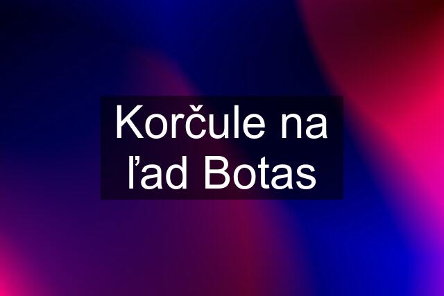 Korčule na ľad Botas