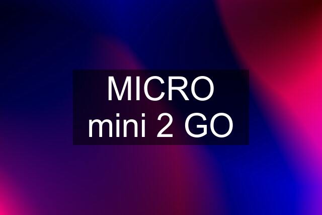 MICRO mini 2 GO