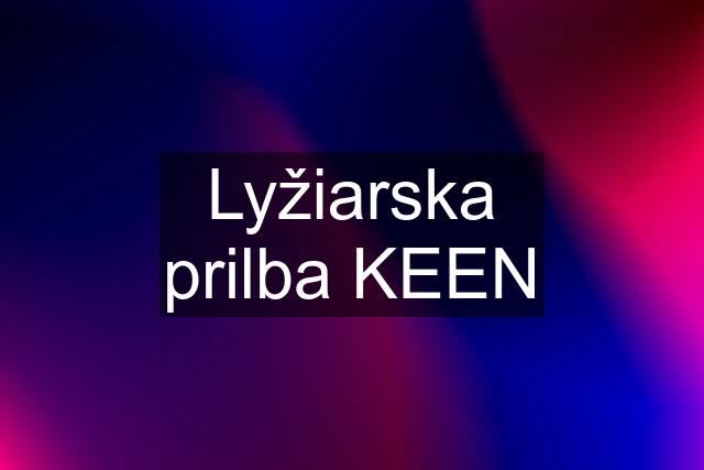 Lyžiarska prilba KEEN