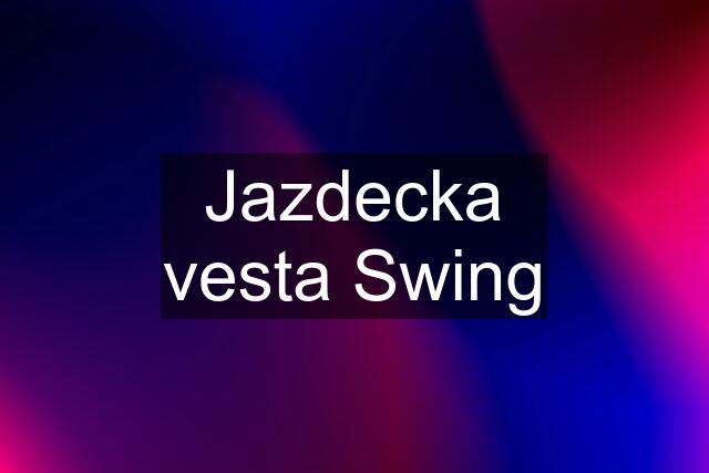 Jazdecka vesta Swing