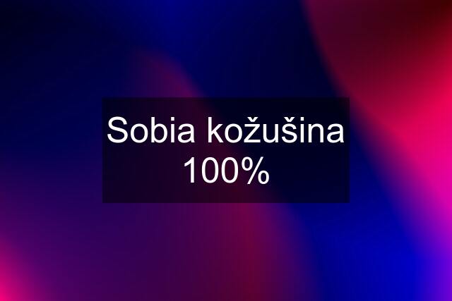 Sobia kožušina 100%