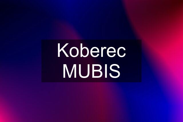 Koberec MUBIS