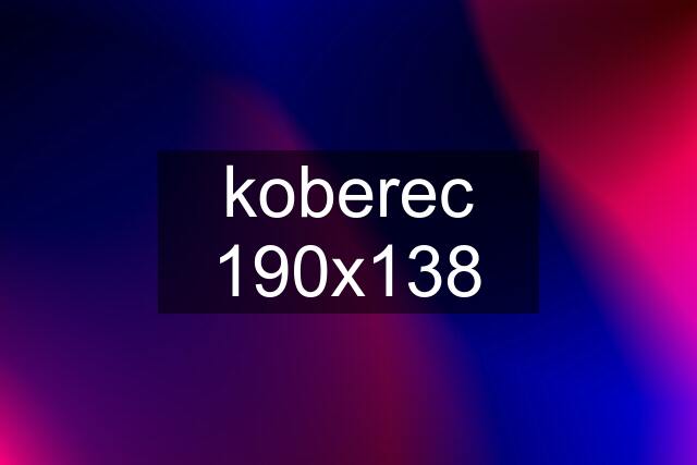 koberec 190x138