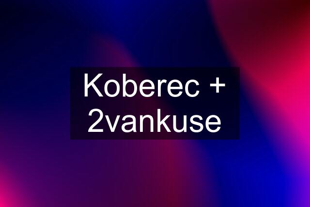 Koberec + 2vankuse