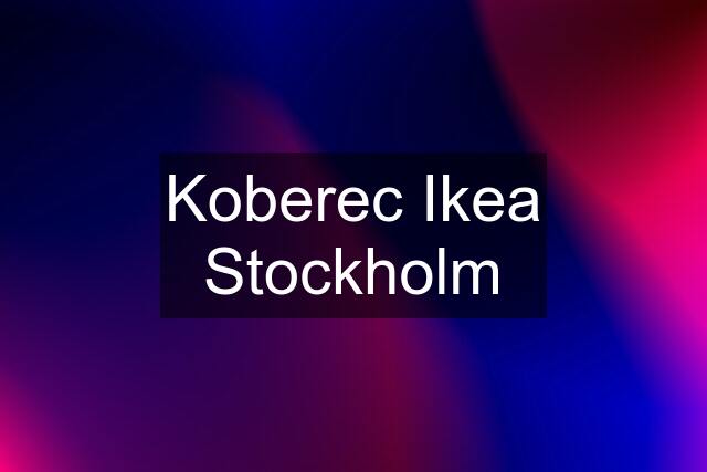 Koberec Ikea Stockholm