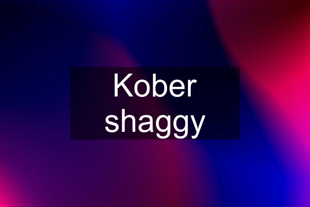 Kober shaggy