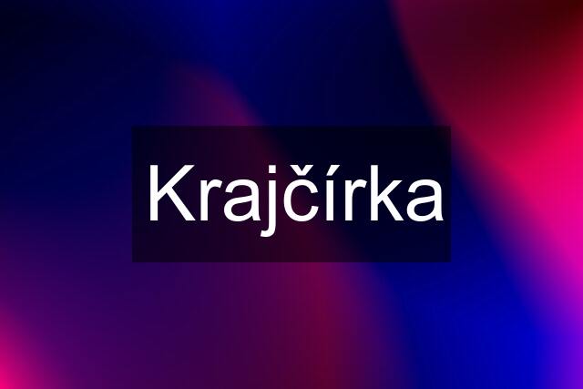 Krajčírka