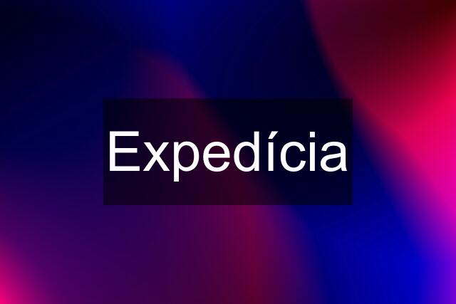 Expedícia