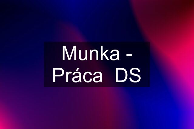 Munka - Práca  DS