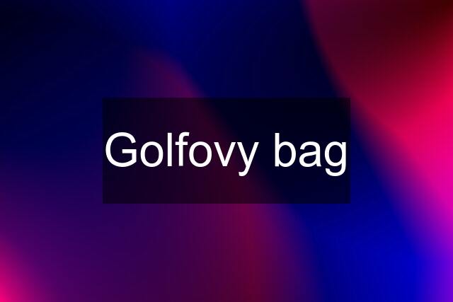 Golfovy bag