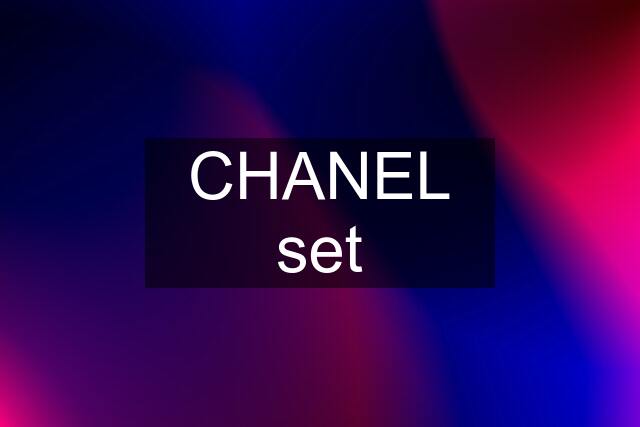 CHANEL set