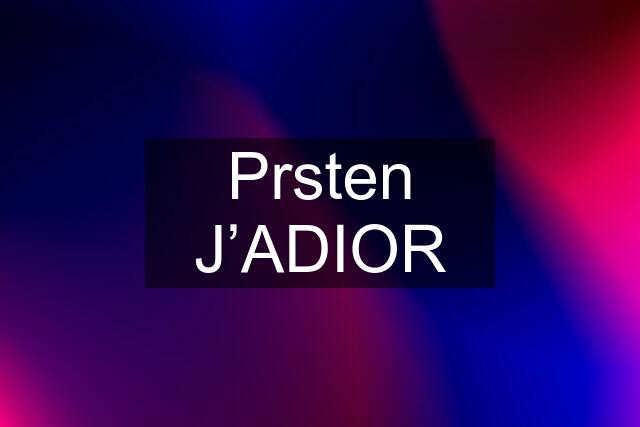 Prsten J’ADIOR