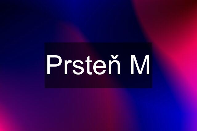 Prsteň M