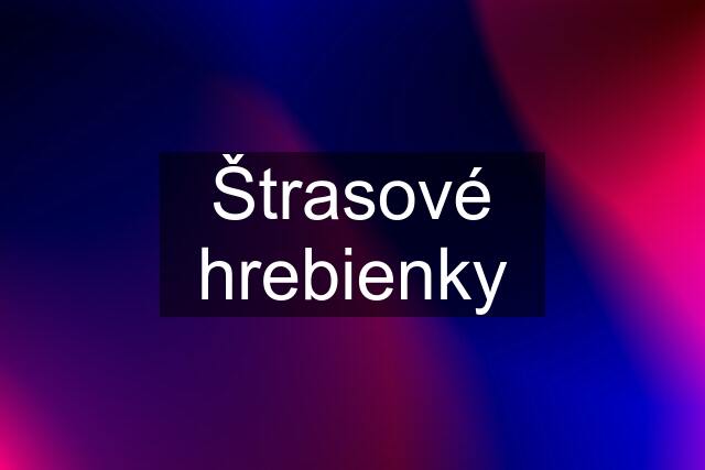 Štrasové hrebienky