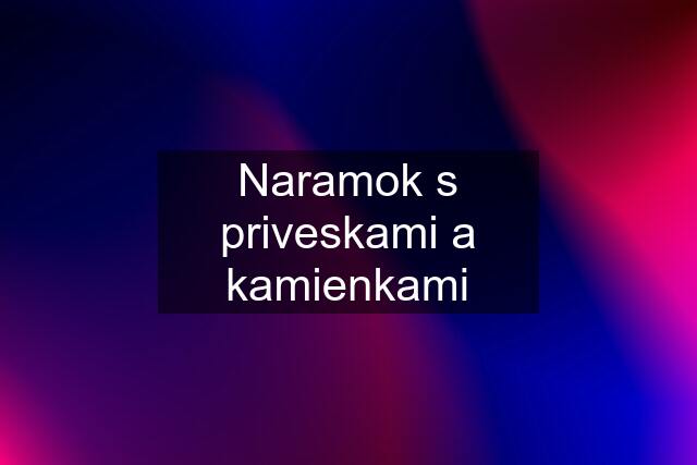 Naramok s priveskami a kamienkami