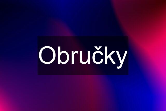 Obručky