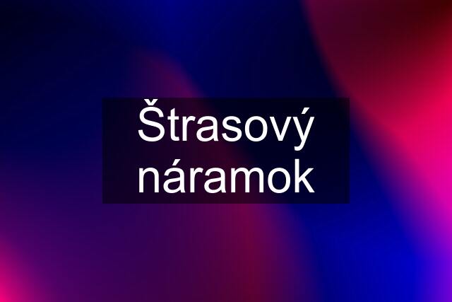 Štrasový náramok