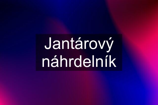 Jantárový náhrdelník