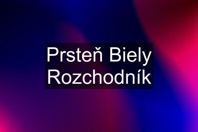 Prsteň Biely Rozchodník