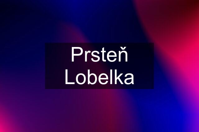 Prsteň Lobelka