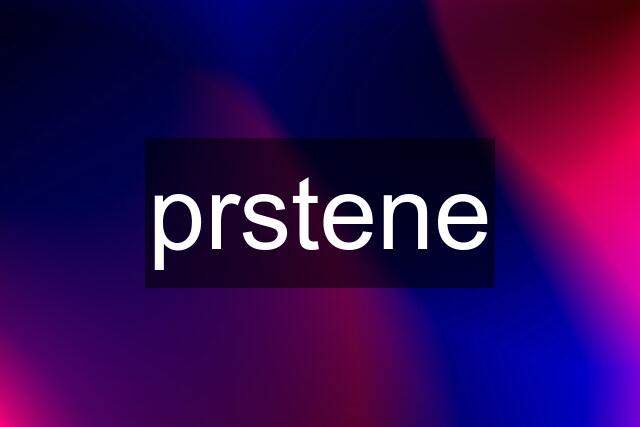 prstene