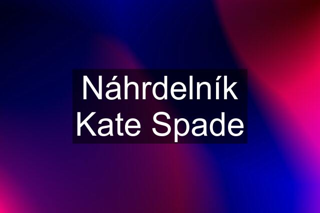 Náhrdelník Kate Spade