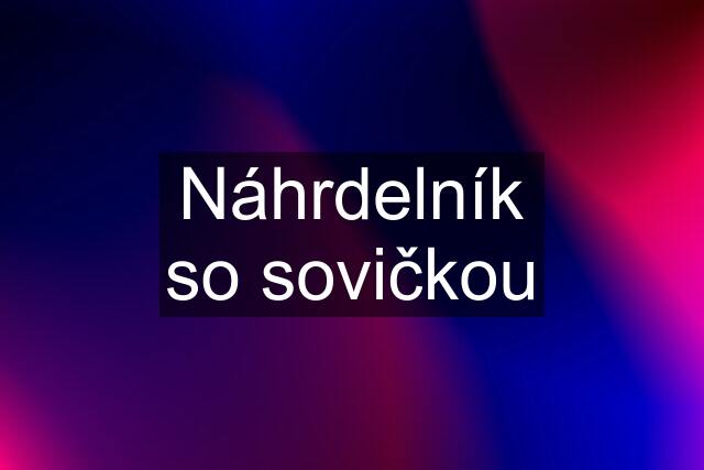 Náhrdelník so sovičkou