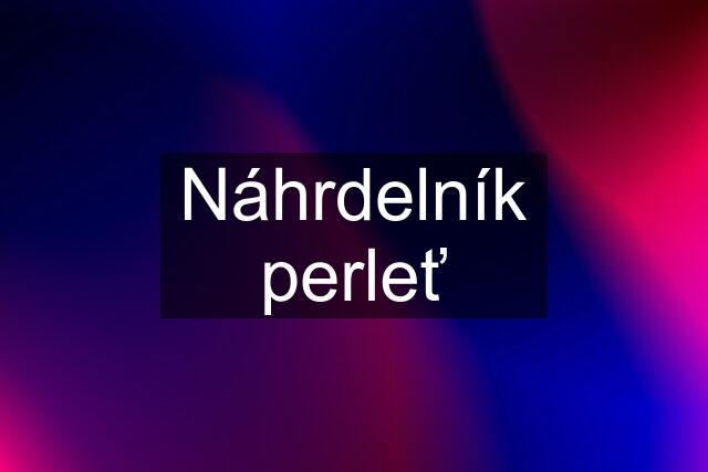 Náhrdelník perleť