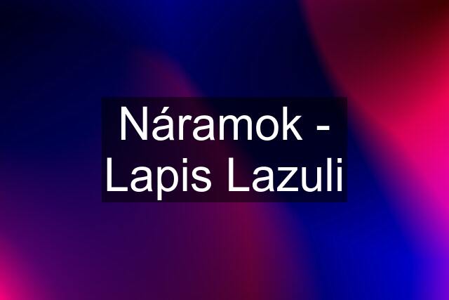 Náramok - Lapis Lazuli